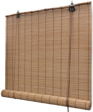 Vidaxl Brązowa Bambusowa Roleta 100x160cm