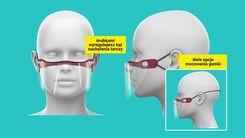 Zdjęcie PRZYŁBICA MINI, NA NOS I USTA, 1 SZTUKA - Konstantynów Łódzki