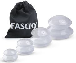 Zdjęcie FASCIQ 4X BAŃKA CHIŃSKA SILIKONOWA NA CELLULIT - ZESTAW FASCIQ10CM7,5CM6CM4,5CM - Pyzdry