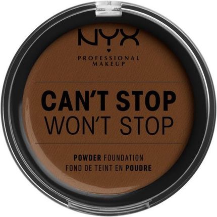 Nyx Professional Makeup Can'T Sto Won'T Stop Powder Foundation Podkład W Pudrze Walnut 10,7 g
