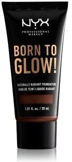Nyx Professional Makeup Born To Glow! Naturally Radiant Foundation Podkład Rozświetlający 24 Deep Espresso 30 ml