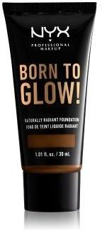 Nyx Professional Makeup Born To Glow! Naturally Radiant Foundation Podkład Rozświetlający 22.3 Walnut 30 ml
