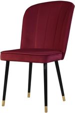 Zdjęcie Selsey Krzesło Tapicerowane Guavra Bordowe - Bartoszyce