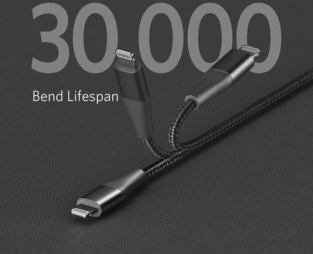 Anker PowerLine+ II USB-C LTG Czarny (A8653H11) - Main Image