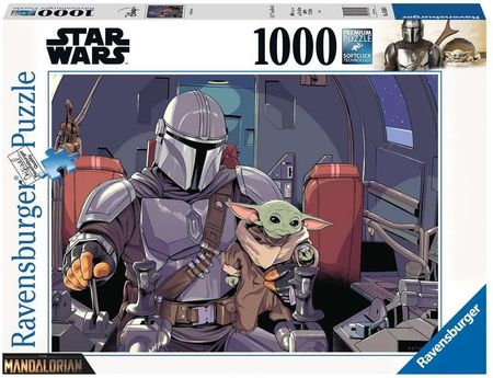 Ravensburger Puzzle Star Wars The Mandalorian Cartoon 1000El.