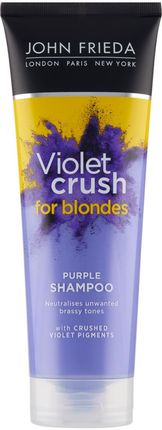 John Frieda Violet Crush For Blondes Purple Szampon Do Włosów Szampon Niwelujący Żółty Odcień Włosów Blond 250 ml