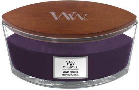woodwick velvet tobacco Woodwick Świeca Heartwick Velvet Tobacco