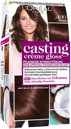 L'Oreal Casting Crème Gloss Farba do włosów 400 Braun 