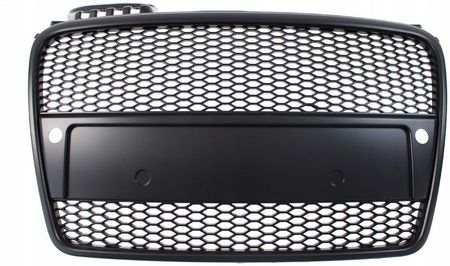 MTUNING_F GRILL AUDI A4 B7 RS-STYLE BLACK (05-08) PDC