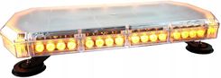 Zdjęcie BELKA OSTRZEGAWCZA LED MAGNES STROBO 12/24V 60CM ZM.224 - Łęczna