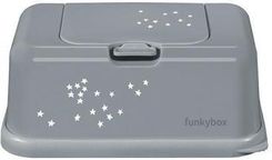 Zdjęcie FUNKYBOX POJEMNIK NA CHUSTECZKI GREY LITTLE STARS - Sępopol