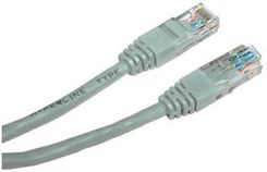 Utp Patchcord Utp Patchcord, Cat.5E, Rj45 M-15M, Nieekranowany, Krzyżowy, Szary, Economy, do Połączenia 2 Pc (Kb150Axx01)