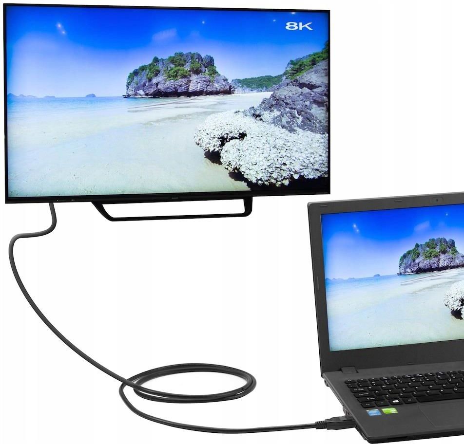 LANBERG KABEL ULTRA HDMI 2.1 8K 5K 4K 240HZ DOLBY HDR 50CM (CAHDMI30CU0005BK) - zdjęcie 3 LANBERG KABEL ULTRA HDMI 2.1 8K 5K 4K 240HZ DOLBY HDR 50CM (CAHDMI30CU0005BK)