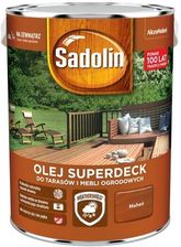 SADOLIN  SUPERDECK OLEJ 5L MAHOŃ 75 TARASÓW DREWNA OLEJSUPERDECK