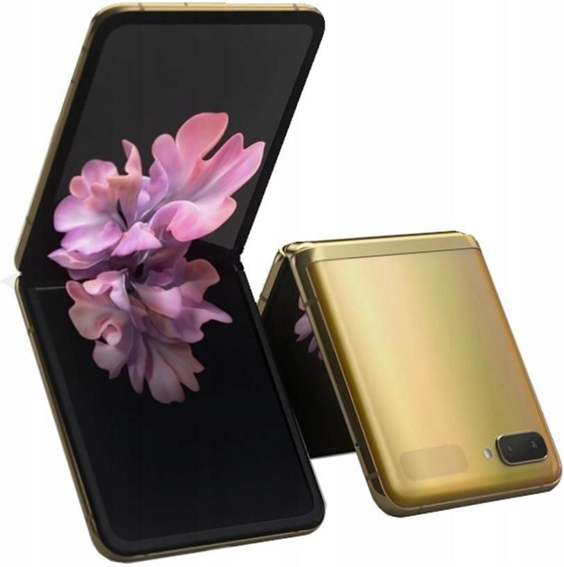 Samsung Galaxy Z Flip SM-F700 8/256GB Złoty - Cena, opinie