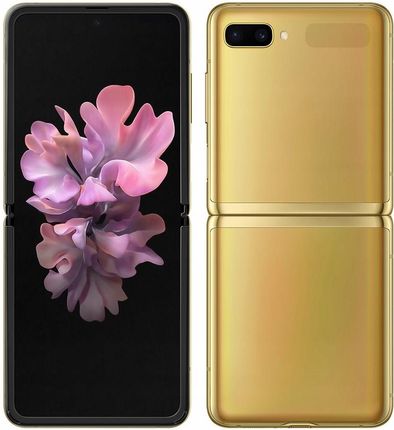 Samsung Galaxy Z Flip SM-F700 8/256GB Złoty - Cena, opinie