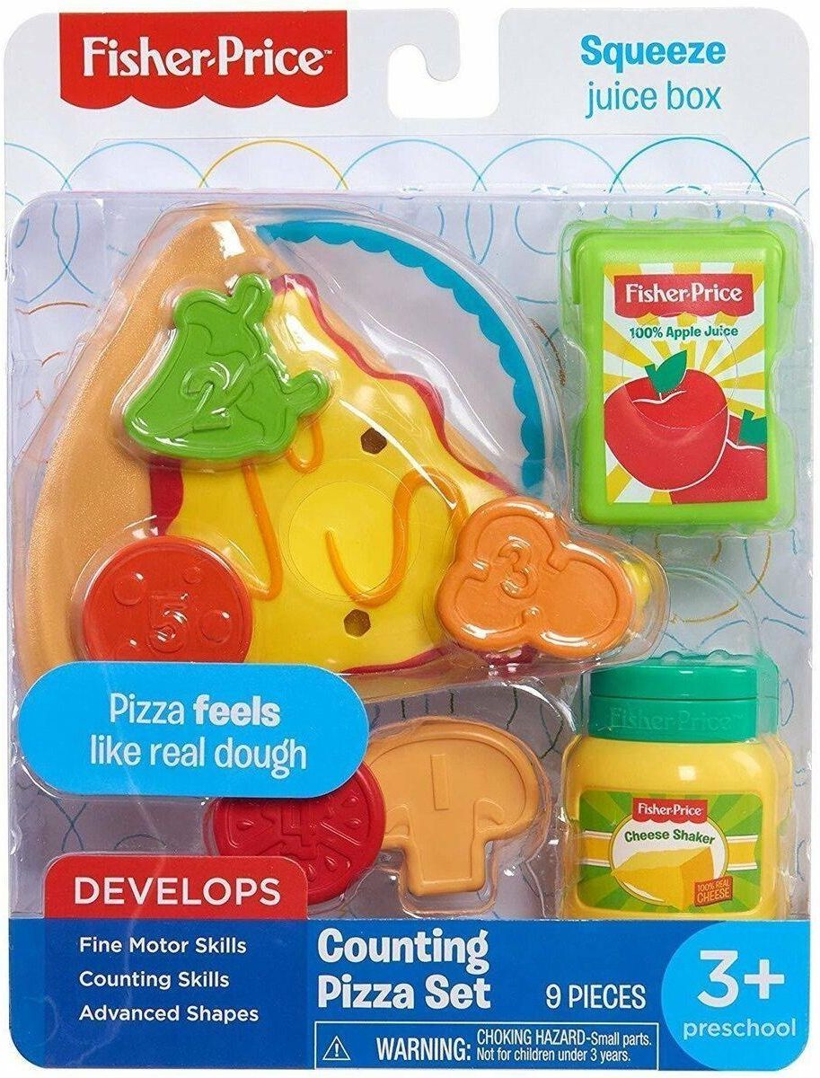 Fisher price counting pizza hot sale set