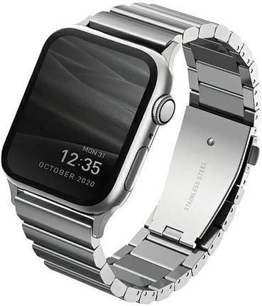 Uniq pasek Strova Apple Watch 42/44MM Stainless Steel srebrny/sterling silver (107436)