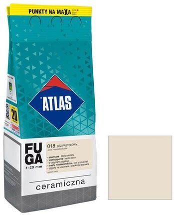 Atlas Fuga ceramiczna 018 beż pastelowy 2kg (FCF001802)
