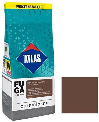 Atlas Fuga ceramiczna 024 ciemnobrązowy 2kg (FCF002402)