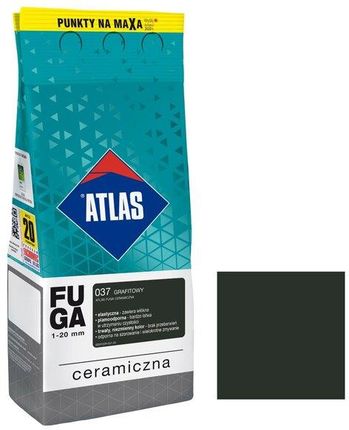 Atlas Fuga ceramiczna 037 grafitowy 2kg (FCF003702)