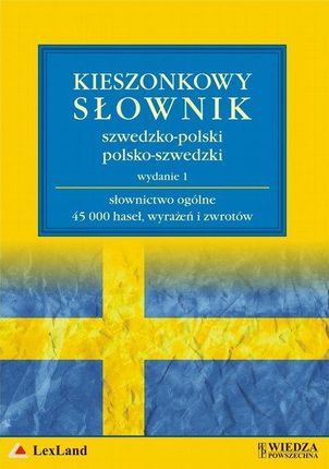 LexLand Kieszonkowy słownik szwedzko polski i polsko szwedzki (Płyta CD)