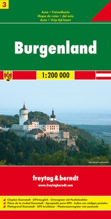 Austria część 3 Burgenland mapa 1:200 000 Freytag & Berndt