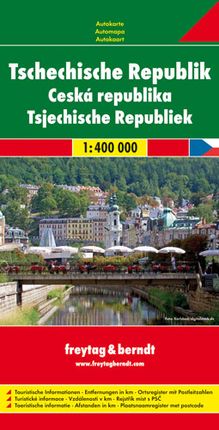 Czechy mapa 1:400 000 Freytag & Berndt