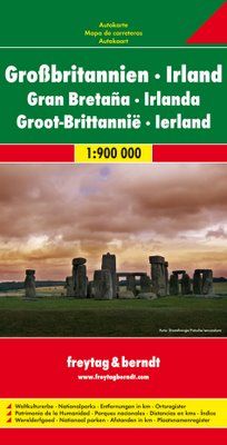Wielka Brytania Irlandia mapa 1:900 000 Freytag & Berndt