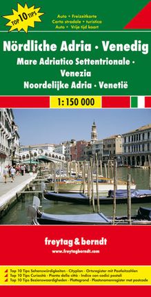 Włochy Północna część Adriatyku Wenecja 1:150 000 Freytag & Berndt