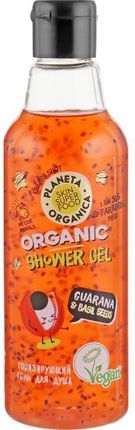 Planeta Organica Żel Pod Prysznic Guarana & Basil Seeds Skin Super Food Shower Gel 250Ml