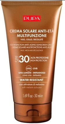 Pupa Przeciwstarzeniowy Krem Przeciwsłoneczny Do Twarzy I Dekoltu Anti-Aging Sunscreen Cream Spf 30 50Ml