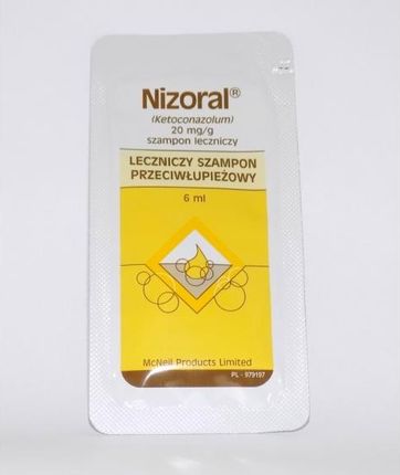 Nizoral Nizoral leczniczy szampon przeciwłupieżowy 1 x 6ml
