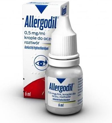 Allergodil krople do oczu 0,5 mg/1ml 6ml 