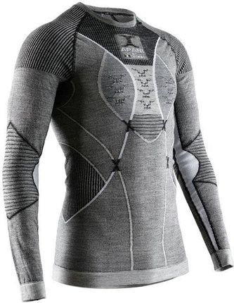 X-Bionic Koszulka Termoaktywna Apani 4.0 Merino Shirt Round Neck Szary