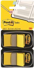 Zdjęcie Zakładki Indeksujące Post-It (680-Y2Eu) Pp 25X43Mm 2X50 Kart. Żółte - Poręba