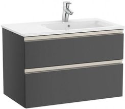 Zdjęcie Roca Gapn Zestaw Szafka Z Umywalką Prawą 80Cm Antracyt Połysk A851480153 - Tarczyn