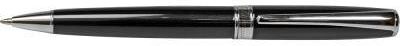 Titanum Długopis Obrotowy 10B400L Metalowy Czarna Obudowa Srebrne Wykończenie Niebieski Wkład 0,7 Mm