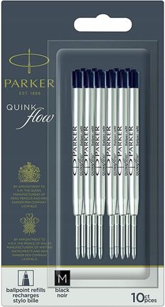 Parker Wkłady Do Długopisów Czarny (M) 10 Szt