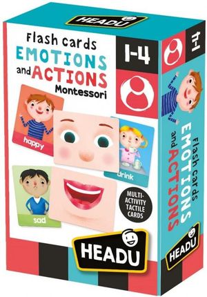 Headu Montessori Fiszki Emocje i Reakcje