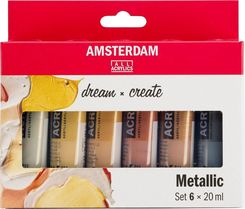 Zdjęcie Amsterdam Standard Series Acrylics Set 6X20Ml Metallics - Łagów