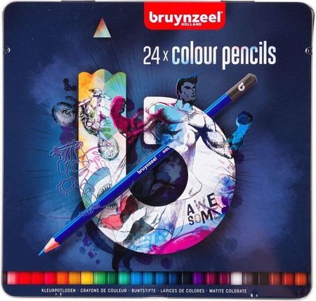 Bruynzeel Colour Pencil Dark 24 Set