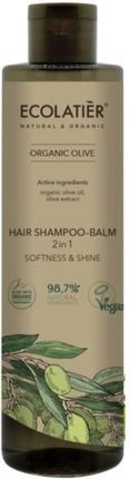 Ecolatier Szampon Balsam Do Włosów 2w1 Organic Olive Hair Shampoo Balm 350 ml