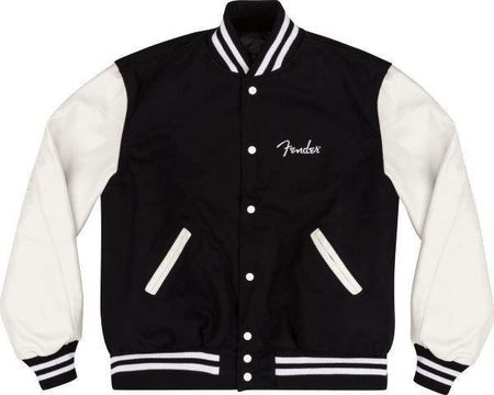 Fender Custom Shop Varsity Jacket Black White S
