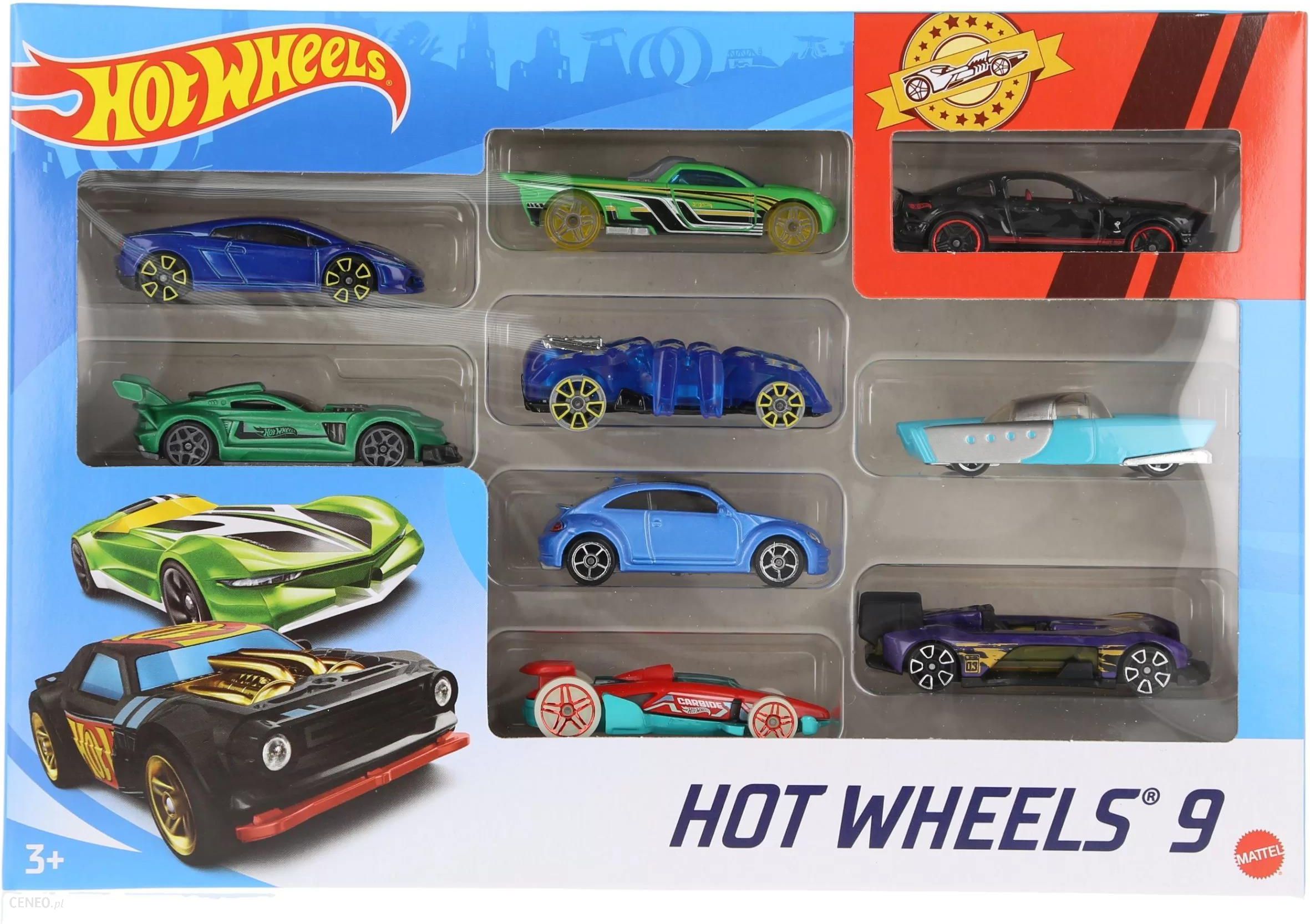  Hot Wheels Basic Car 9-Pack of 1:64 Scale Vehicles