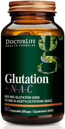 Doctor Life Glutation + N-A-C 60 kaps roślinnych