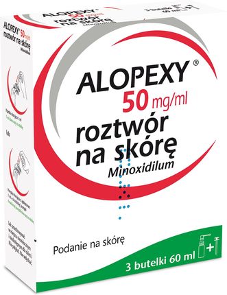 Alopexy 50 mg/ ml roztwór na skórę 3 x 60 ml