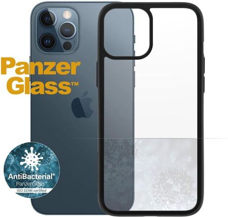 PanzerGlass etui ClearCase Antibacterial do Apple iPhone 12 Pro Max 6,7″ Black Edition (0253)