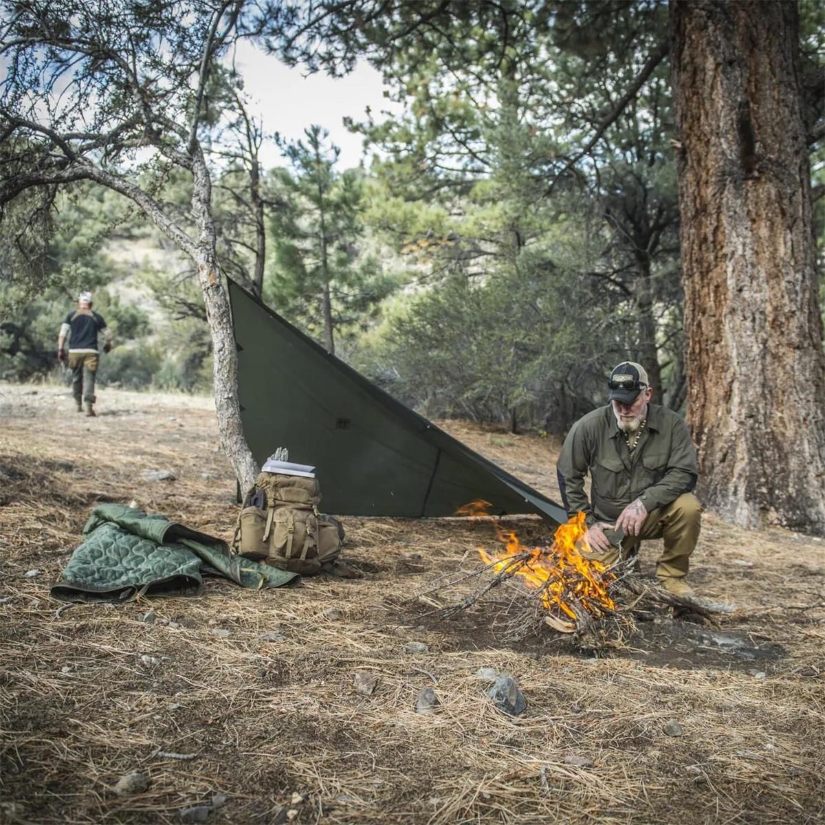 Helikon Tex SUPERTARP Small® Olive Green (PO STS PO 02 - View #10