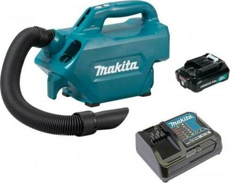 Makita Cordless Vacuum Cleaner Cl121Dsa Handheld Cleaner (Blue / Black 1 X 12 Volt Lithium-Ion Battery 2.0 Ah)